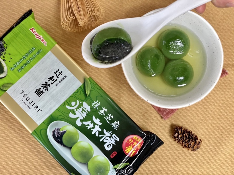 抹茶控開吃!健司X辻利「抹茶芝麻燒麻糬」