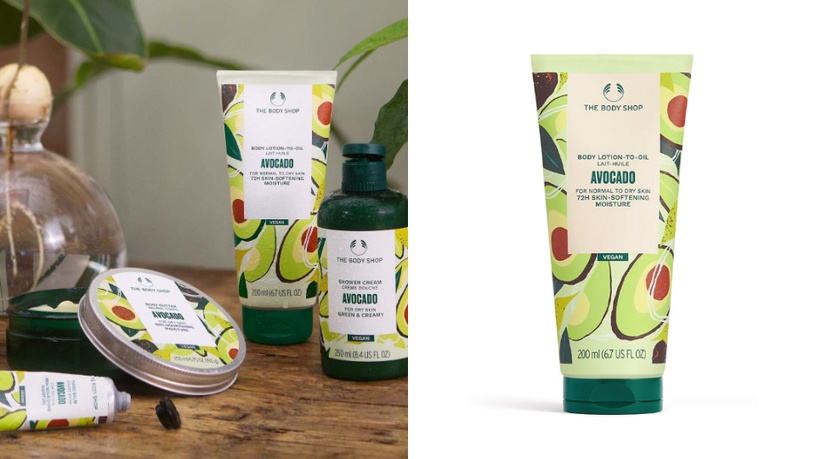 乾性肌身體乳液推薦4:THE BODY SHOP 酪梨潤澤身體潤膚乳