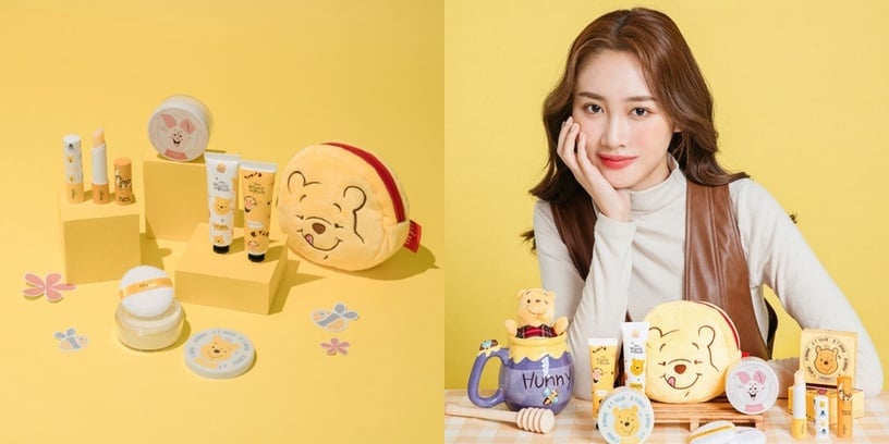 FreshO2推出「小熊維尼系列」彩妝,超萌維尼潤唇棒、蜜粉、護手霜一次包辦!