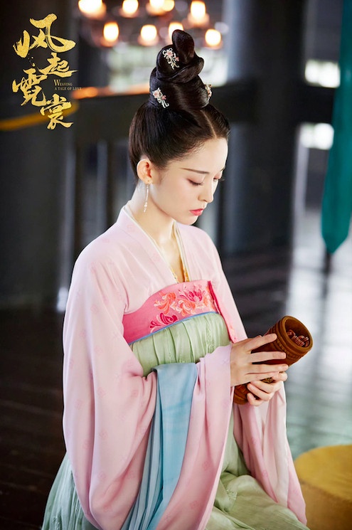 網評古裝劇最美「唐宮美人」TOP 8:古力娜扎 飾演《風起霓裳》庫狄琉璃