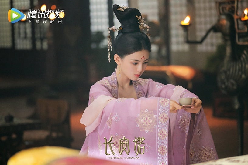 網評古裝劇最美「唐宮美人」TOP 4:楊超越 飾演《長安諾》董若萱