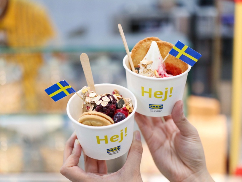 IKEA變霜淇淋專賣店!胖胖霜淇淋、4種口味、10種配料自己選,只有「這家」IKEA吃得到