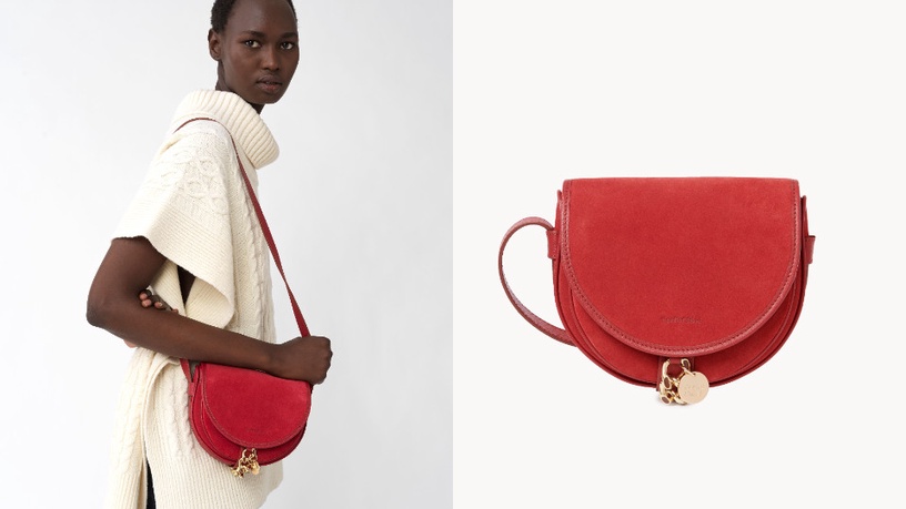 交換禮物精品推薦1:See By Chloé 小號MARA馬鞍包 US$ 328(約NT$9,080)