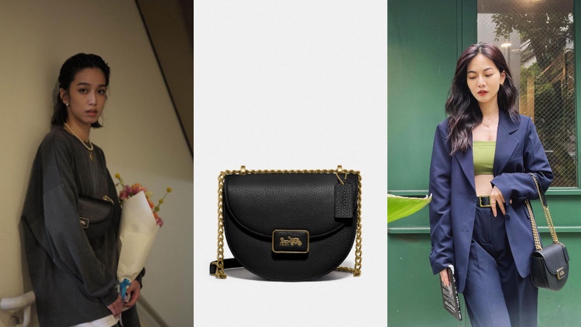 交換禮物精品推薦3:Coach ALIE SADDLE 手袋 NT$10,080