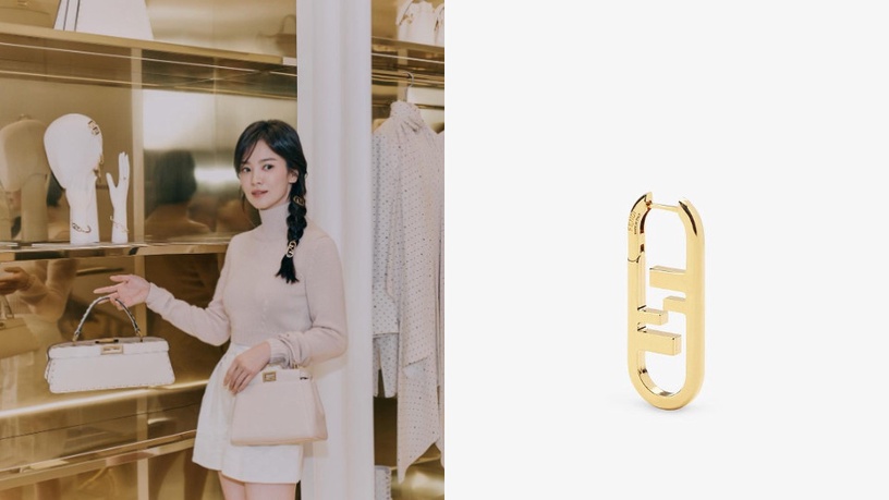 交換禮物精品推薦9:FENDI O’LOCK單邊耳環 NT$ 7,800