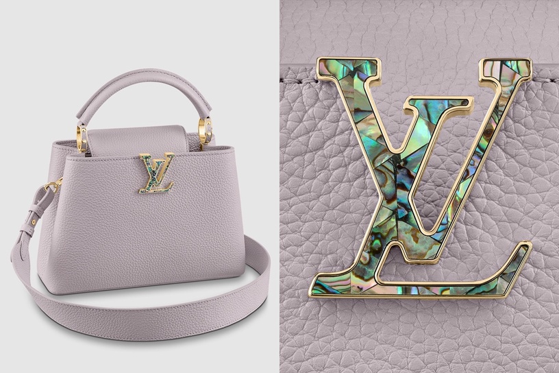 2022 PANTONE長春花藍包包推薦:LOUIS VUITTON CAPUCINES BB,NT196,000