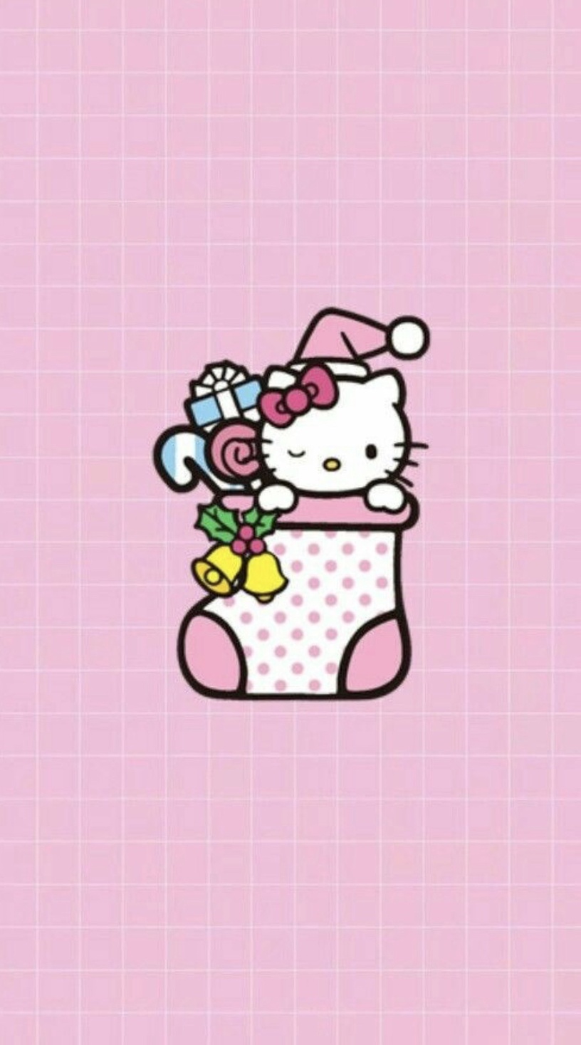 「聖誕版Kitty」手機桌布特蒐!Kitty扮成麋鹿太勾錐,美樂蒂雪人款桌布必收藏