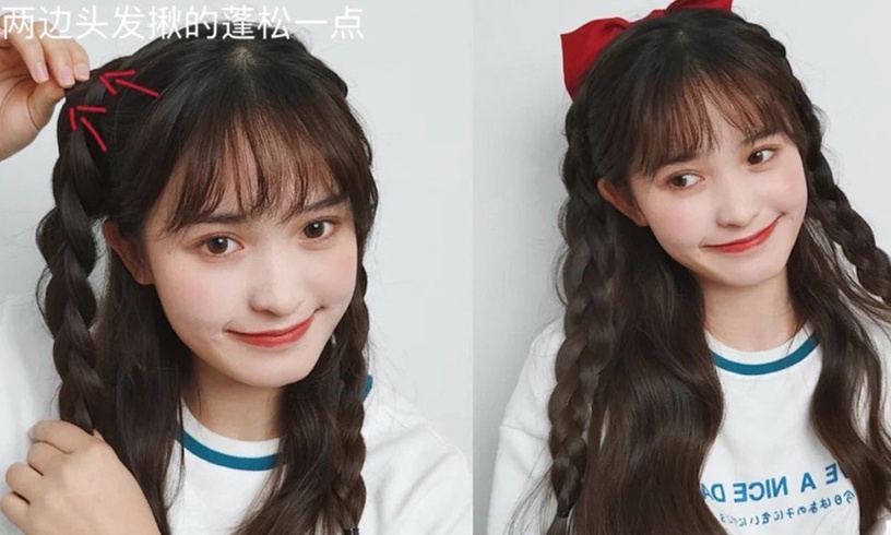 年末節日造型不求人!少女感「派對編髮」推薦,小鹿角編髮、雙麻花丸子頭減齡又可愛
