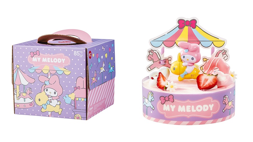 85度C「Hello Kitty蛋糕」預購開跑!Kitty、Melody專屬包裝,四款公仔蛋糕超欠買