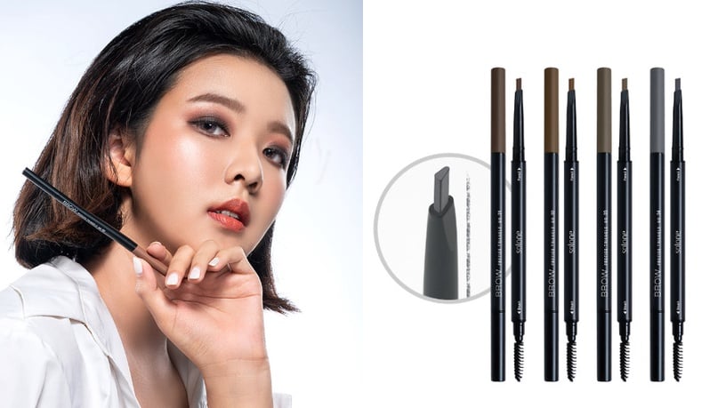 開架眉筆推薦17:Solone 天生好手極細三角眉筆 NT$210