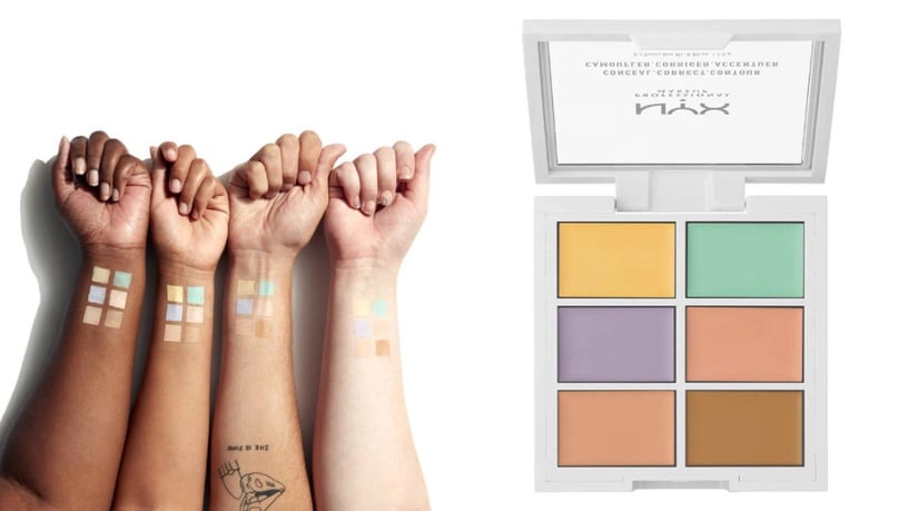 遮瑕盤推薦4:NYX 修修臉多功能修容遮瑕盤 US$12(約NT$330)