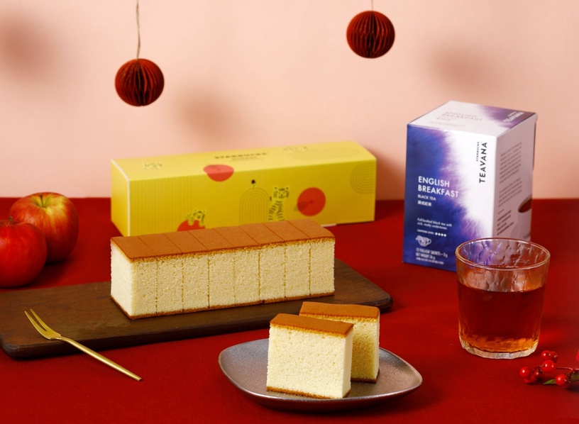 星巴克虎年「春節禮盒」推薦,「蘋果蜂蜜蛋糕」售價300元