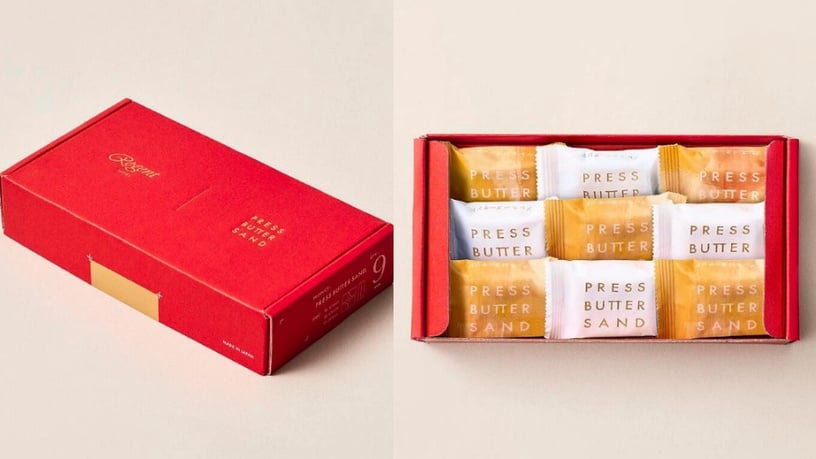 2022過年「春節禮盒」推薦,台北晶華酒店X PRESS BUTTER SAND推聯名餅乾組