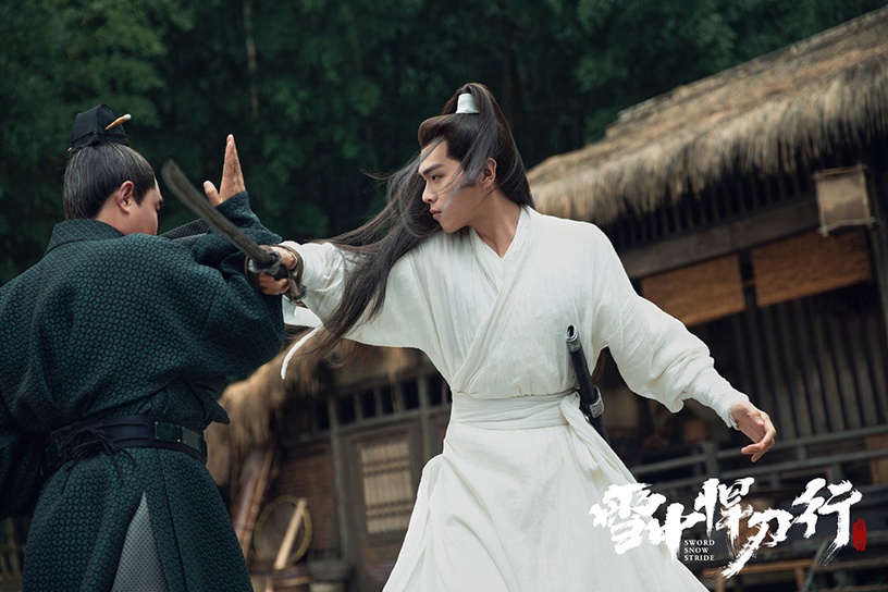 近期陸劇熱度榜TOP 2:張若昀、李庚希、胡軍《雪中悍刀行》