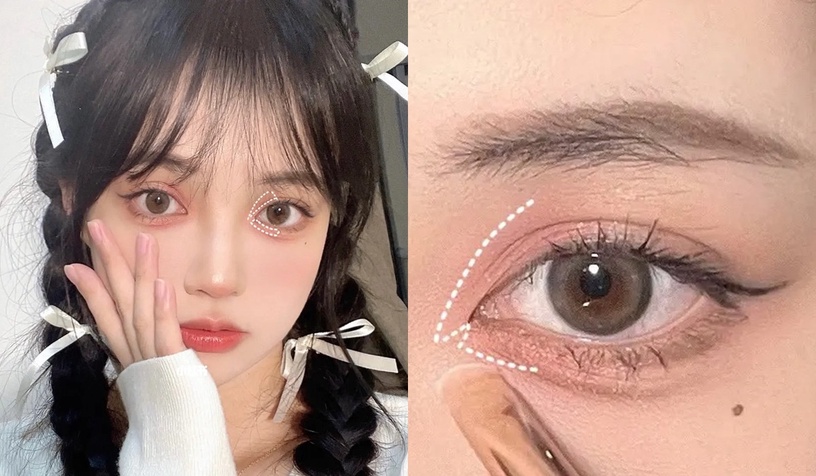 顏值升級「眼角腮紅」畫法!調整眼型、淡淡純欲感太撩人,《單身即地獄》宋智雅也愛畫