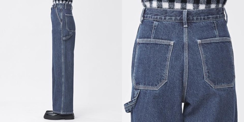 平價「顯瘦寬褲」推薦1:Uniqlo 棉質斜紋長褲,NT$1,290