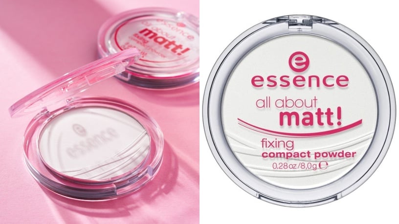 開架蜜粉推薦4:ESSENCE 超霧光定妝粉餅,NT$129