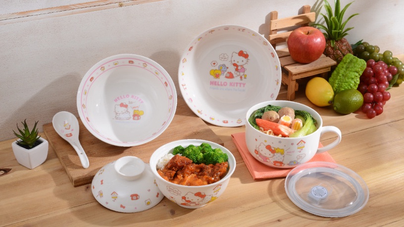三麗鷗餐具三件組