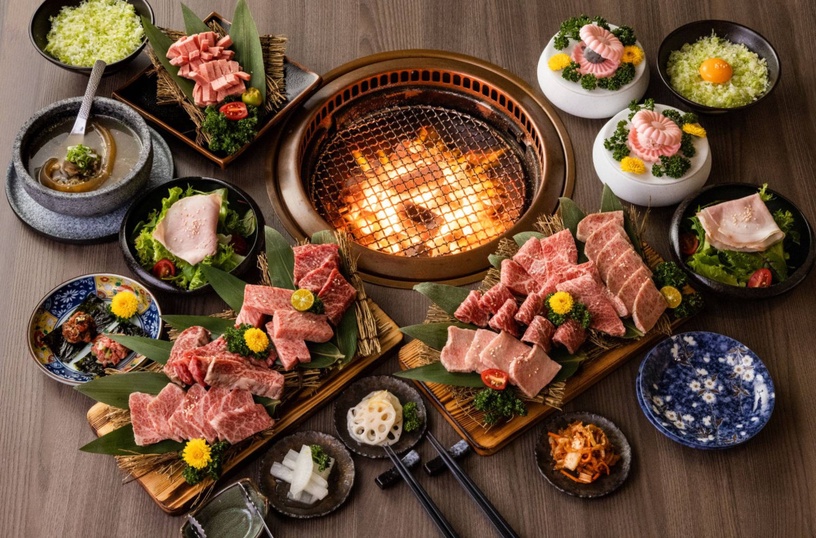台北燒肉推薦!胡同「一牛楽」日本和牛、極厚牛舌必吃,馬辣推吃到飽「夯下去燒肉」