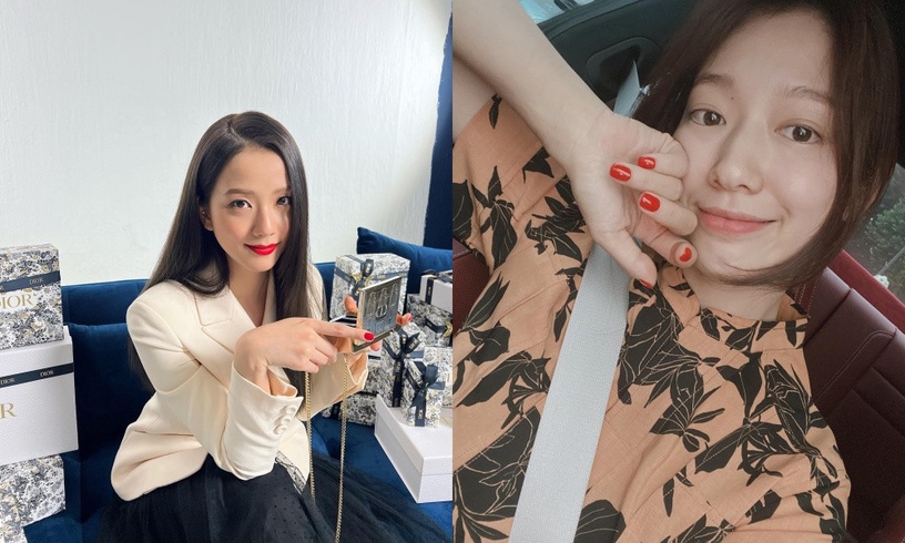 韓星美甲範本1:歐美漸變