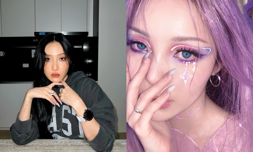 韓星美甲範本1:歐美漸變