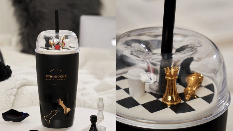絕美棋盤格馬克杯!星巴克「愛逢對手系列星杯」登場,棋盤格馬克杯、隨行杯超欠收
