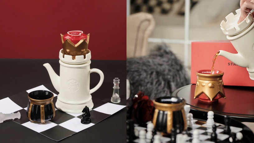 絕美棋盤格馬克杯!星巴克「愛逢對手系列星杯」登場,棋盤格馬克杯、隨行杯超欠收