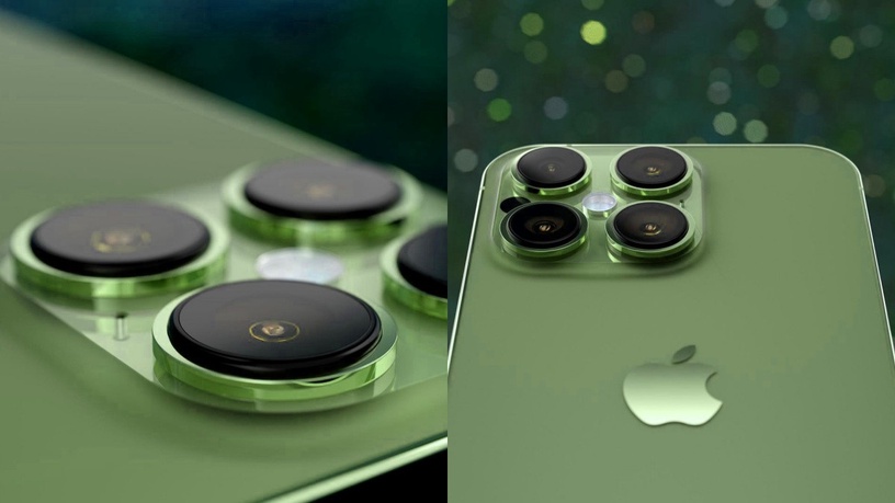 薄荷綠升級?iPhone 14夢幻「極光綠」概念圖曝光,四眼怪鏡頭+剪瀏海設計驚喜登場