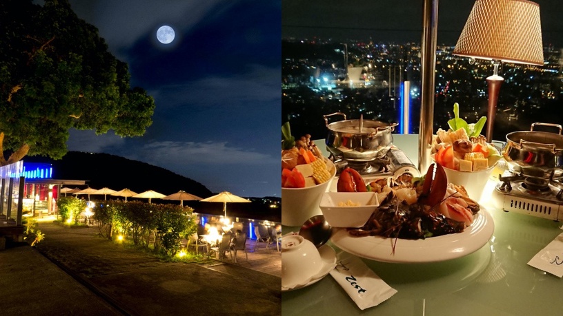 台北夜景餐廳推薦5:Zest35 甜橙風味休閒景觀餐廳