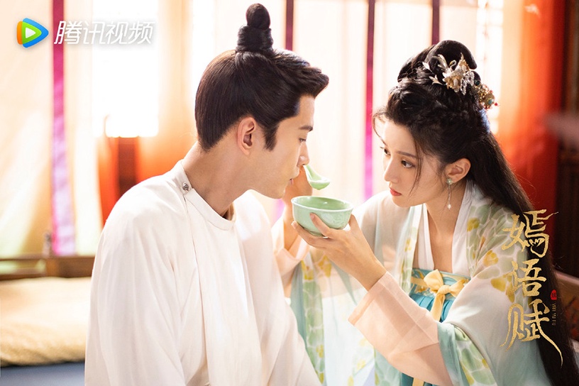 近期陸劇熱度榜TOP 4:徐正溪、喬欣《嫣語賦》
