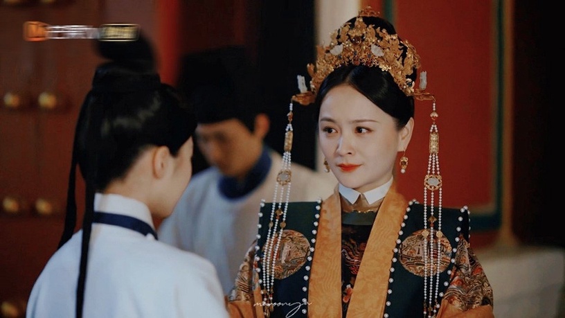古裝劇《尚食》美人10:鄧莎 飾演 韓莊妃