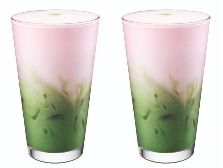 星巴克買一送一!星巴克草莓「粉紅夢幻星冰樂」美哭,加抹茶控必喝草莓棉雲+抹茶太讚