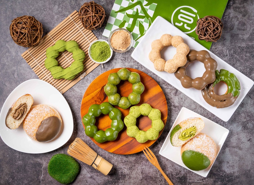 最強抹茶甜點!Mister Donut x 一〇八抹茶推9款茶系甜甜圈,QQ抹茶波堤抹茶控別錯過