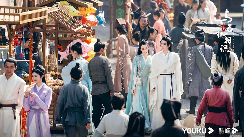 近期陸劇熱度榜TOP 1:迪麗熱巴、任嘉倫《馭鮫記之與君初相識》