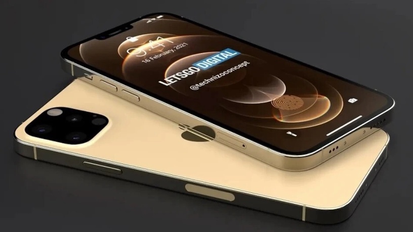 高級感爆棚!iPhone 14最新「奶油金」預測圖曝光,剪瀏海設計+升級4800萬畫素實在欠收