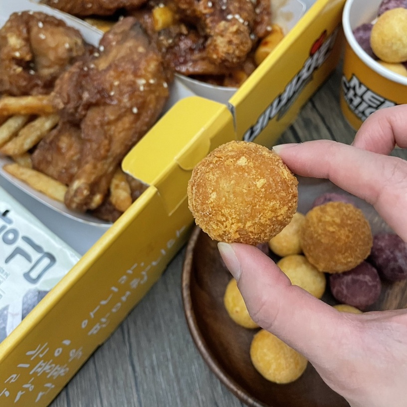 NENE CHICKEN推炸QQ球,一份就可吃到3口味!