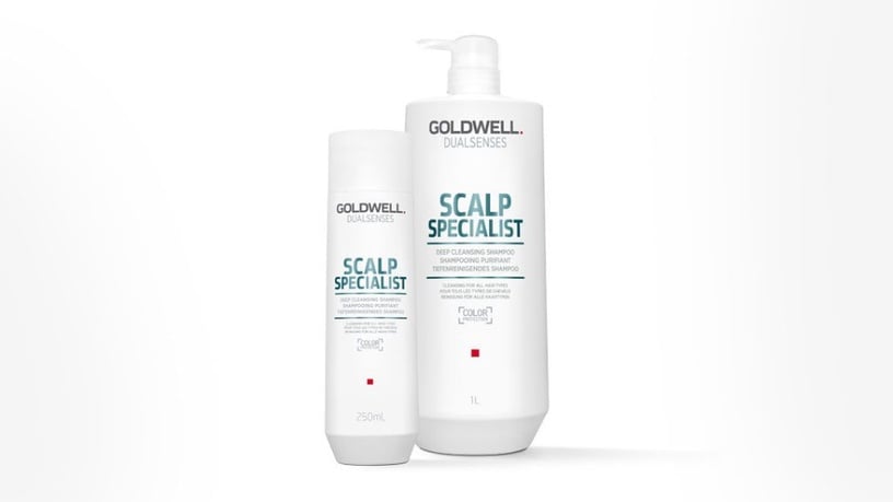 控油洗髮精推薦7:Goldwell 深層清潔洗髮精,1,000ml,NT$934(參考momo售價)