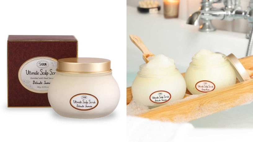 頭皮保養品推薦8:SABON 茉莉花語死海鹽頭皮磨砂膏,300g,NT$1,880
