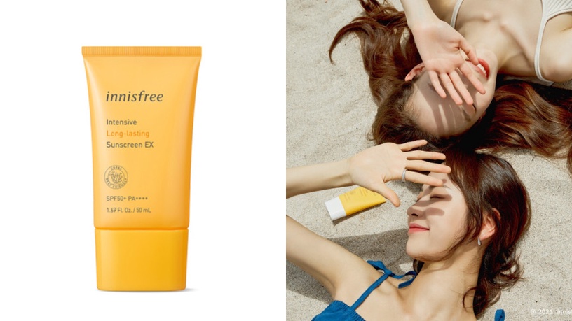 控油防曬推薦1:innisfree 向日葵完美清爽防曬霜 SPF50+ PA++++,50ml,NT$550元