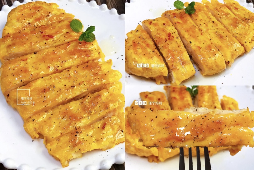 雞胸肉做法食譜 5:蜜汁檸檬煎雞胸肉
