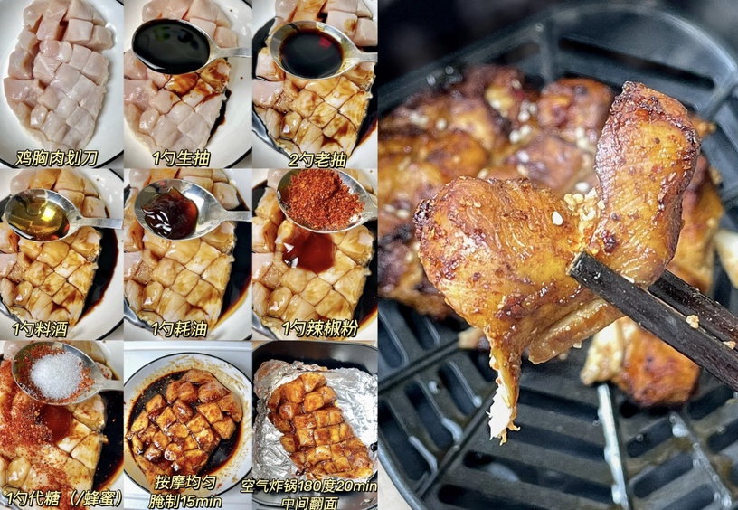 雞胸肉做法食譜 9:照燒雞胸肉