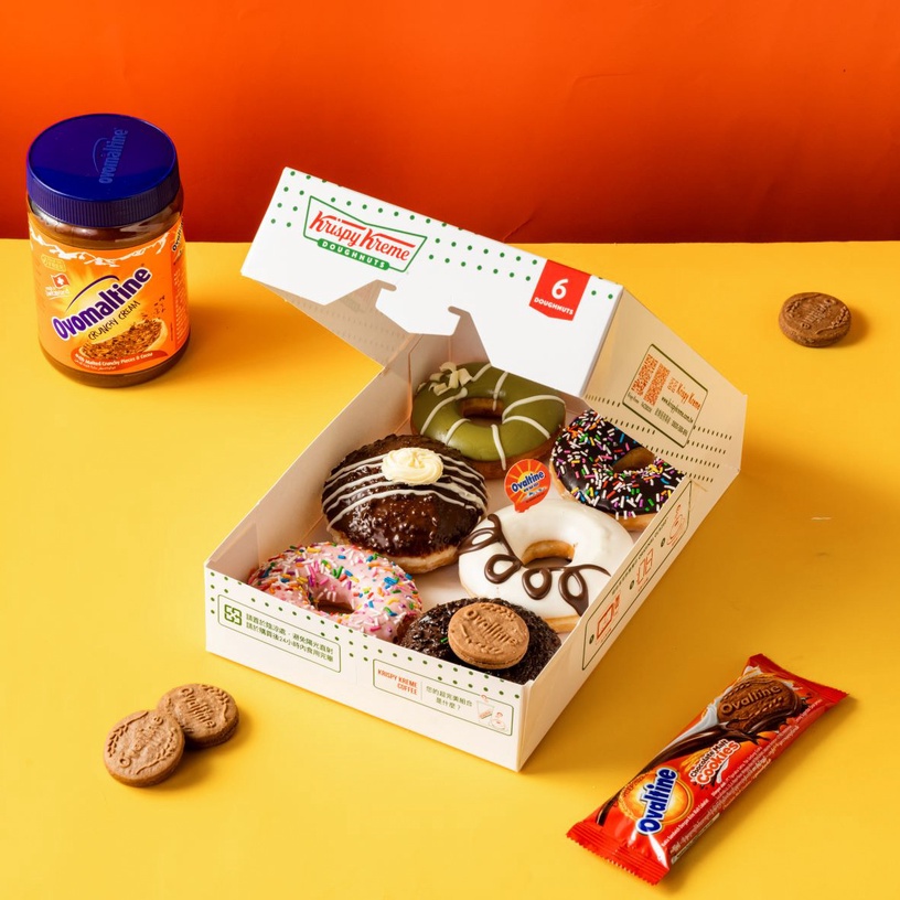 Krispy Kreme阿華田卡士達甜甜圈