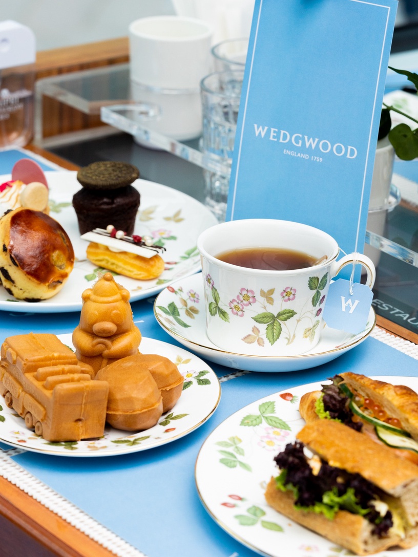 台北下午茶推薦!Wedgwood雙層餐車限時推夢幻午茶,浪漫藍色調+五星級午茶太享受!
