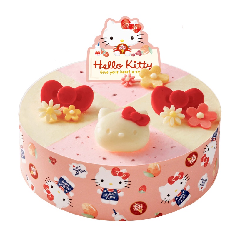 Hello Kitty蛋糕!COLD STONE推Kitty冰淇淋蛋糕,2口味冰淇淋+Q彈小麻糬,再享85折