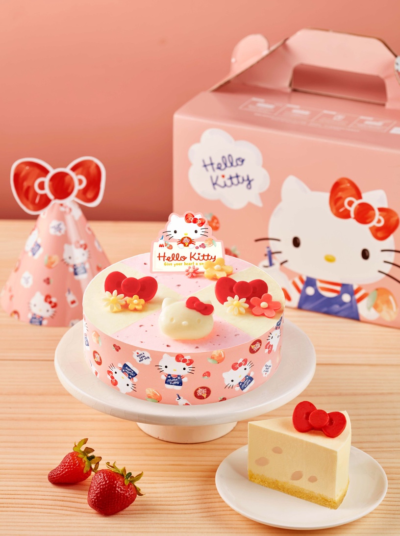 Hello Kitty蛋糕!COLD STONE推Kitty冰淇淋蛋糕,2口味冰淇淋+Q彈小麻糬,再享85折