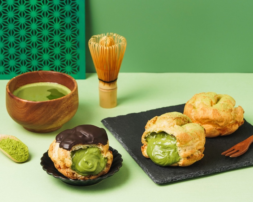 白胖胖霜淇淋現身!beard papa’s抹茶季泡芙登場,白胖胖霜淇淋必吃,再享5折優惠!
