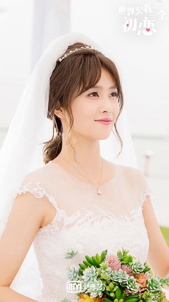 女星「陸劇婚紗造型」6:白鹿《世界欠我一個初戀》