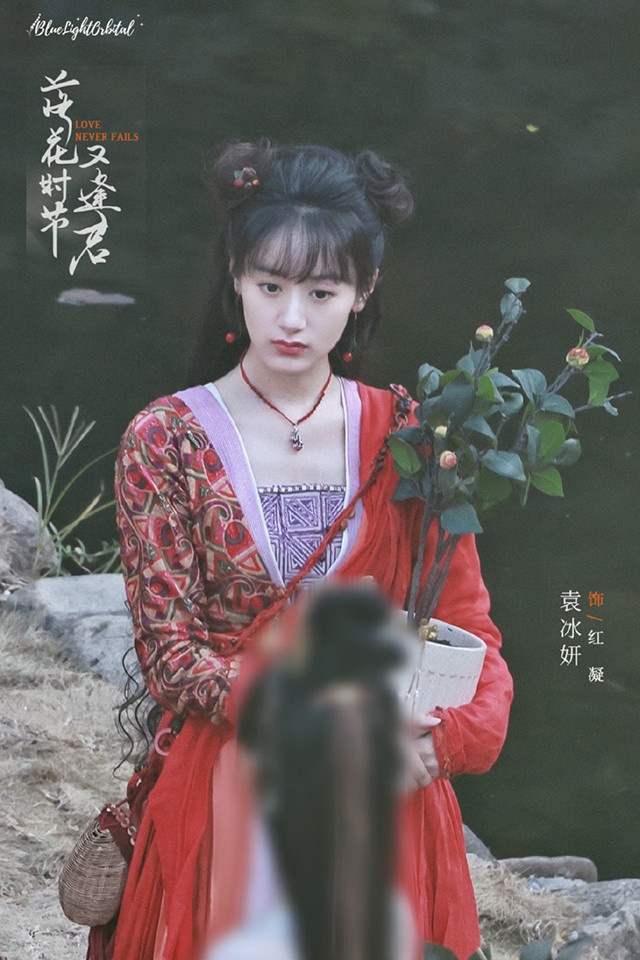 2022古裝仙俠劇女主造型7:袁冰妍 飾演《落花時節又逢君》紅凝