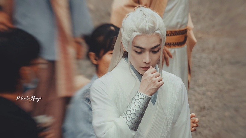 2022古裝仙俠劇男主造型9:侯明昊 飾演《護心》天曜