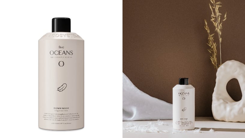 柔軟洗衣精推薦1:Five Oceans 無香鬆柔衣物洗衣精,500ml,NT$790
